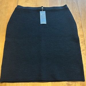 Eileen Fisher textured knit black skirt